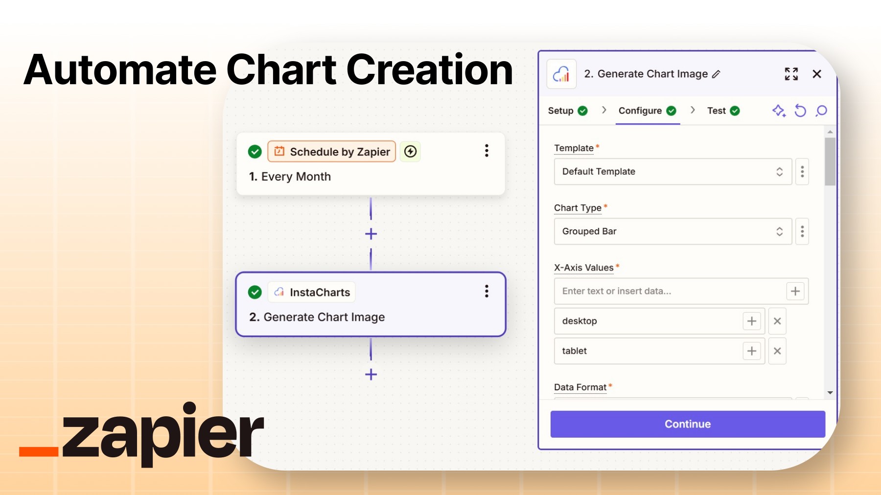 How to automate chart creation with Zapier