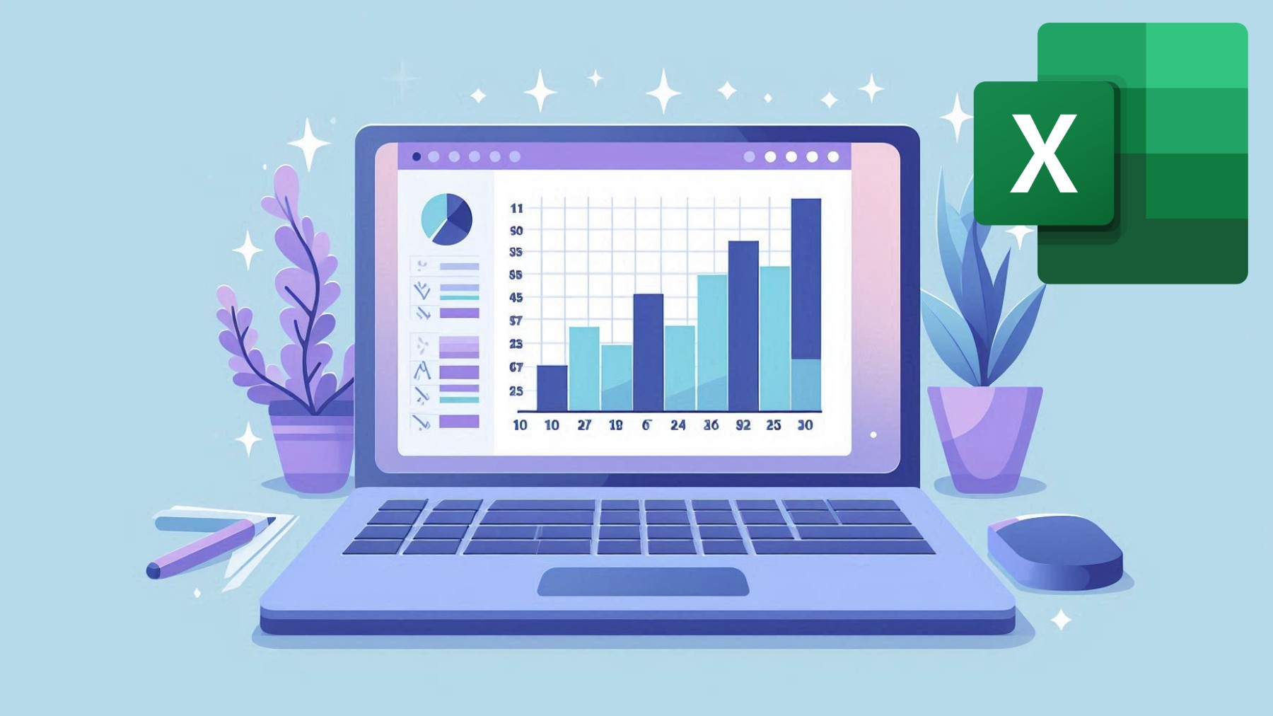 How to create a chart from an excel file