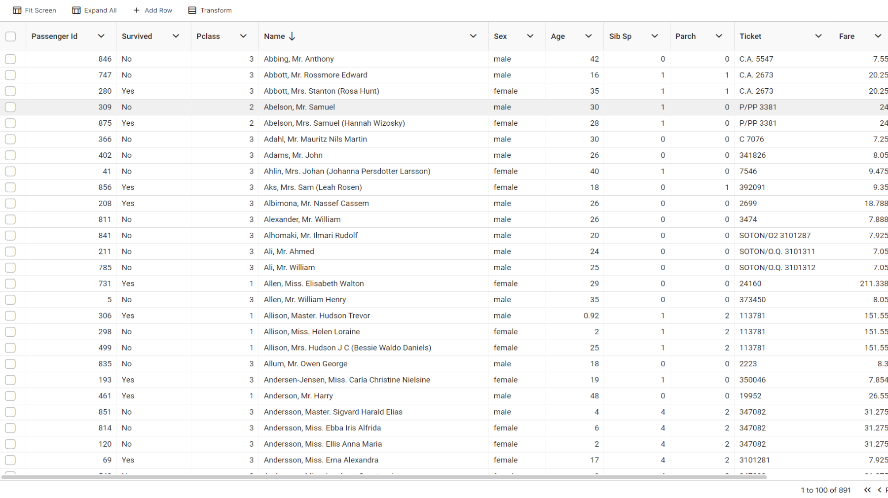 Upload the CSV file to InstaCharts for quick viewing