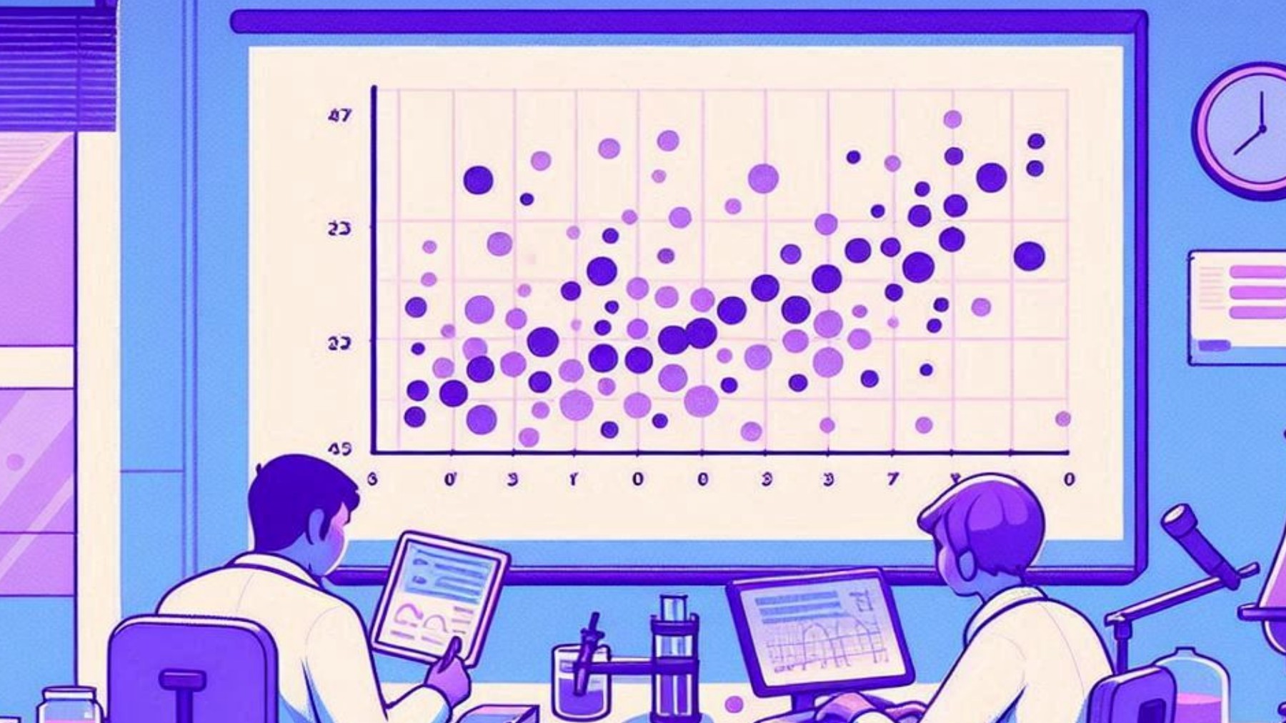 When to use a scatter plot chart