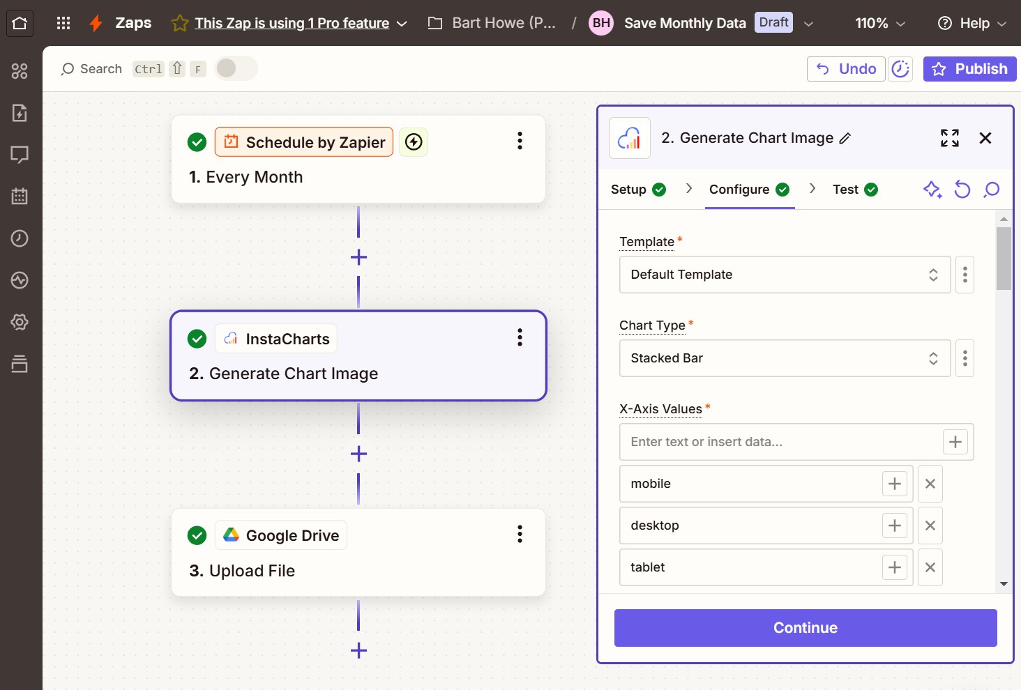 Automatically Save your chart images to Google Drive