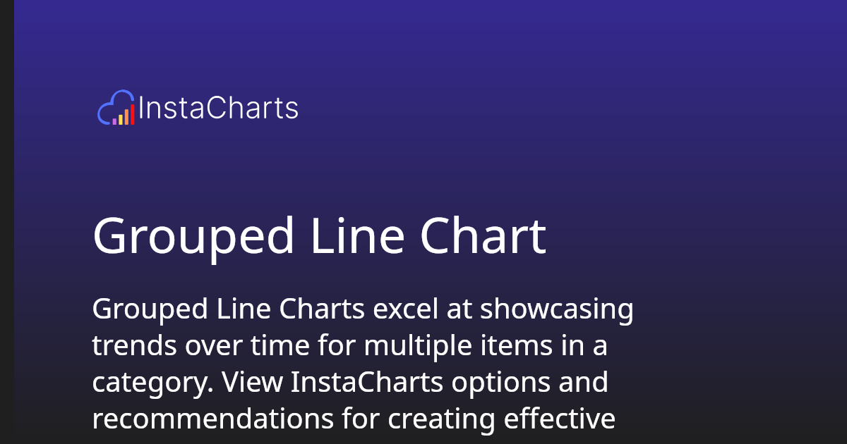 Grouped line chart instacharts