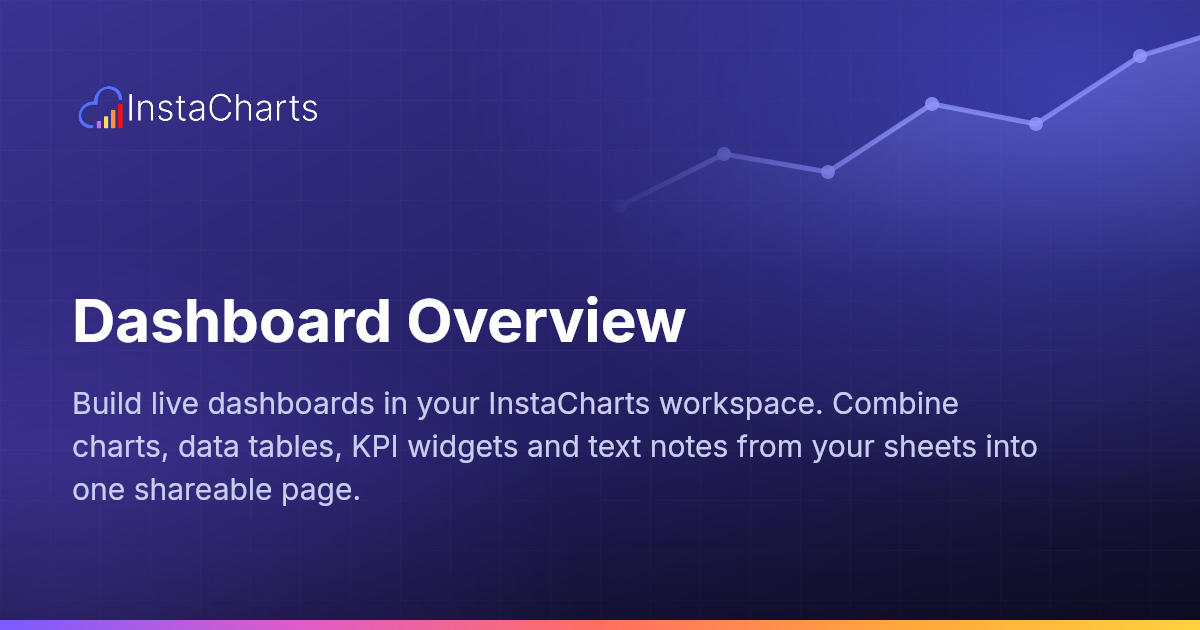 Dashboard Overview | InstaCharts